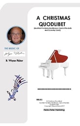 A Christmas Quodlibet SATB choral sheet music cover